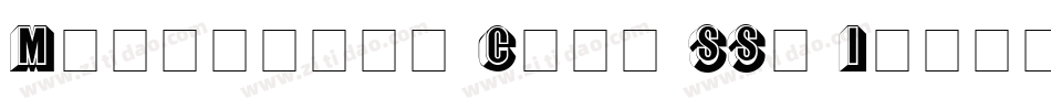 Monologue Caps SSi Italic Small Caps字体转换